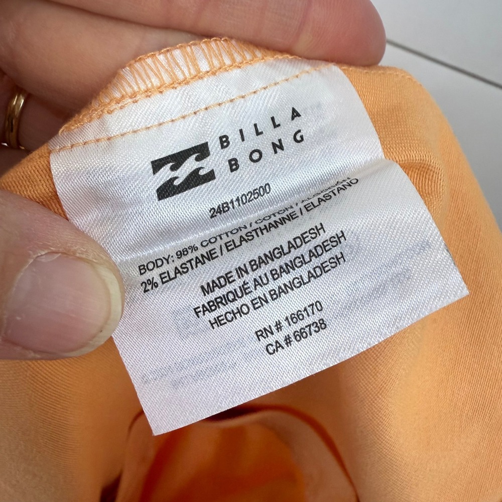 Billabong FREEFALL FIXED WAIST TROUSERS Wide‎ Leg Crop Pants TOFFEE WOMEN 31 - Picture 12 of 14